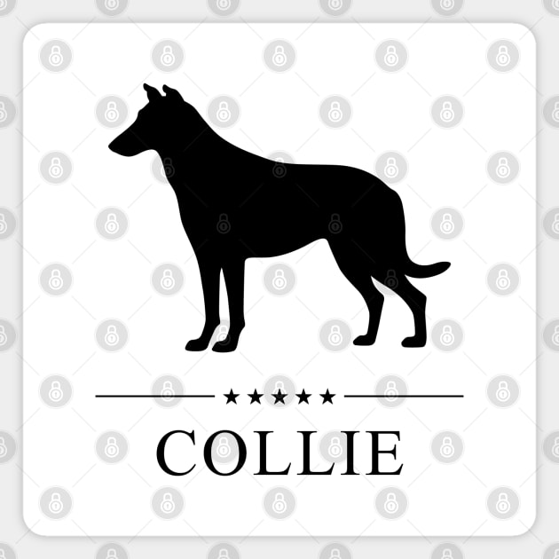 Smooth Collie Black Silhouette Magnet by millersye